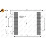 NRF 35845 Condensador, aire acondicionado