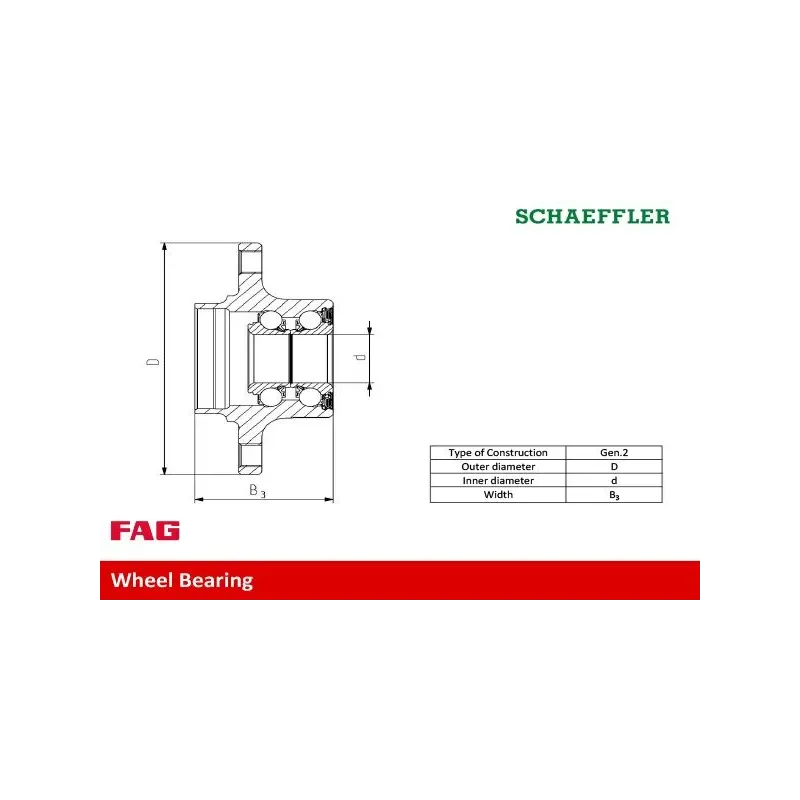 Schaeffler FAG 713611030 Juego de cojinete de rueda