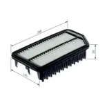 BOSCH F026400445 Filtro de aire