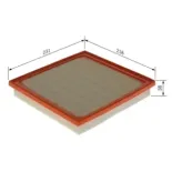 BOSCH F026400743 Filtro de aire