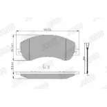 JURID 573275J Juego de pastillas de freno
