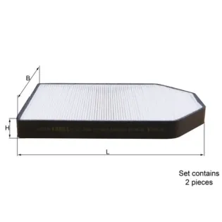 MAHLE LA51/S Filtro, aire habitáculo