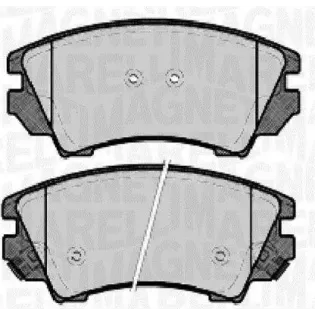 MAGNETI MARELLI 363916060724 Juego de pastillas de freno