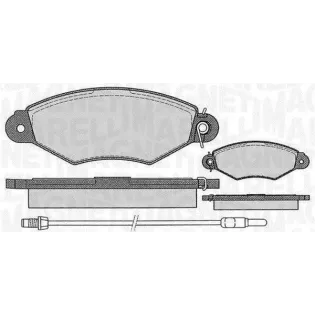 MAGNETI MARELLI 363916060514 Juego de pastillas de freno