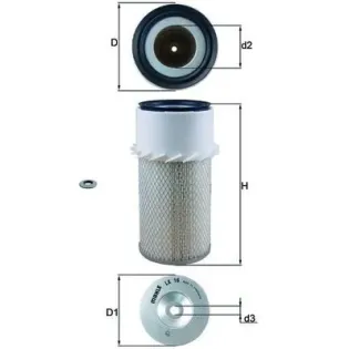 MAHLE LX16 Filtro de aire