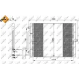 NRF 35307 Condensador, aire acondicionado
