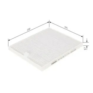 BOSCH 1987432066 Filtro, aire habitáculo