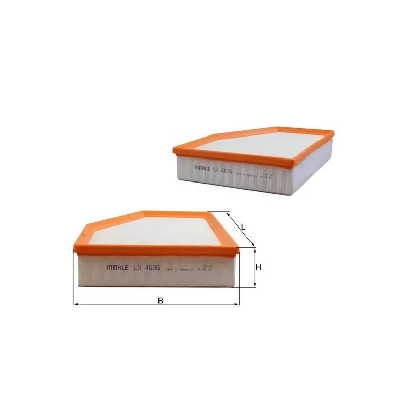 MAHLE LX4636 Filtro de aire