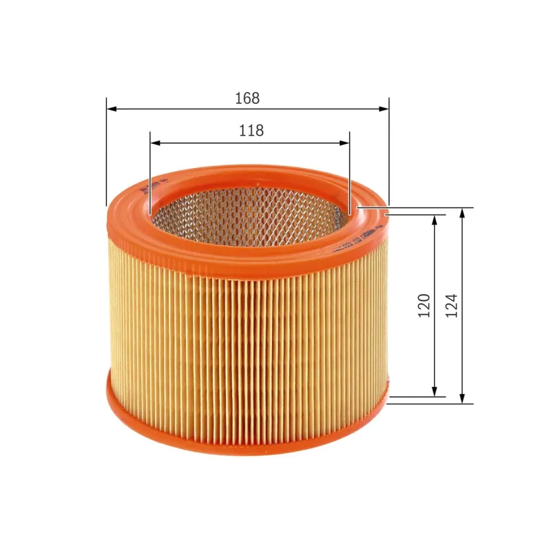 BOSCH 1457433544 Filtro de aire