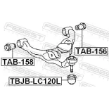 FEBEST TAB-158 Suspensión, Brazo oscilante