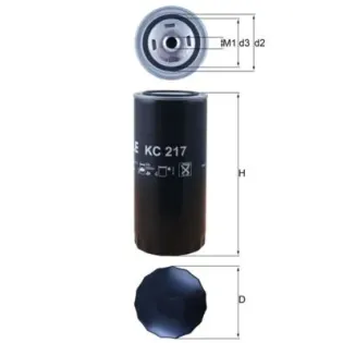 MAHLE KC217 Filtro combustible