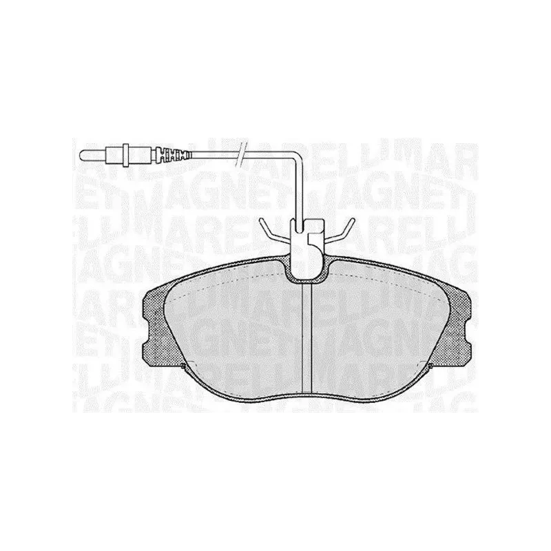 MAGNETI MARELLI 363916060787 Juego de pastillas de freno