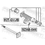 FEBEST KIT-GVJB Cojinete, palier