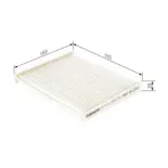 BOSCH 1987432148 Filtro, aire habitáculo