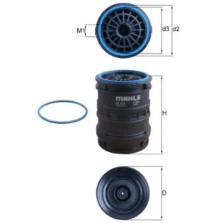 MAHLE KC633D Filtro combustible