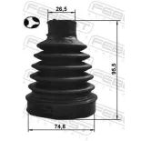 FEBEST 2415-CAPTT Juego de fuelles, árbol de transmisión