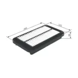 BOSCH F026400231 Filtro de aire