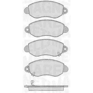 MAGNETI MARELLI 363916060556 Juego de pastillas de freno