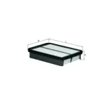 MAHLE LX805 Filtro de aire