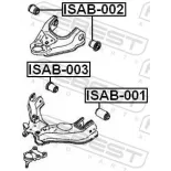 FEBEST ISAB-001 Suspensión, Brazo oscilante