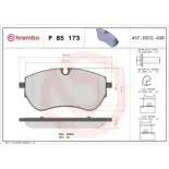 BREMBO P85173 Juego de pastillas de freno
