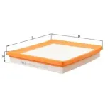 MAHLE LX4418 Filtro de aire