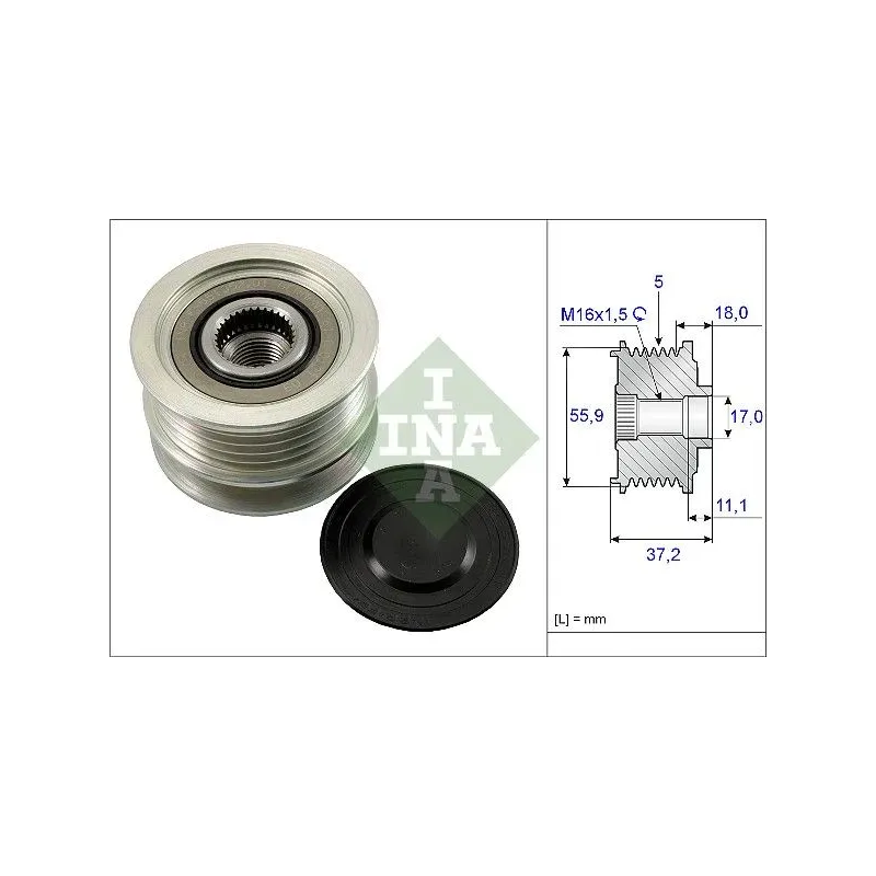 INA SCHAEFFLER 535011310 Rueda libre alternador