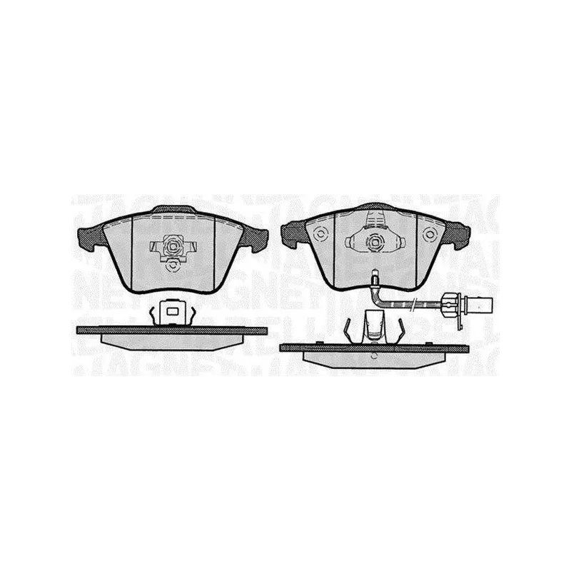 MAGNETI MARELLI 363916060609 Juego de pastillas de freno