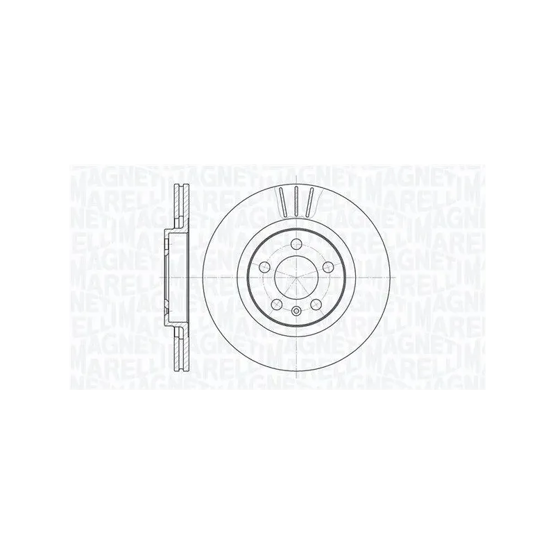 MAGNETI MARELLI 361302040218 Disco de freno (Unidad)