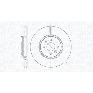 MAGNETI MARELLI 361302040272 Disco de freno (Unidad)