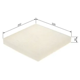 BOSCH 1987435133 Filtro, aire habitáculo