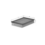 MAHLE LX856 Filtro de aire