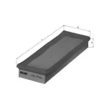 MAHLE LX704/1 Filtro de aire