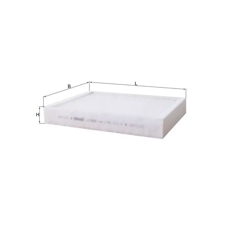 MAHLE LA1263 Filtro, aire habitáculo