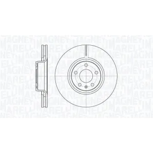 MAGNETI MARELLI 361302040132 Disco de freno (Unidad)