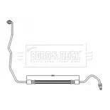 BORG & BECK BBH8596 Tubo flexible de frenos