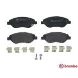 BREMBO P23178 Juego de pastillas de freno