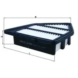 MAHLE LX4405 Filtro de aire