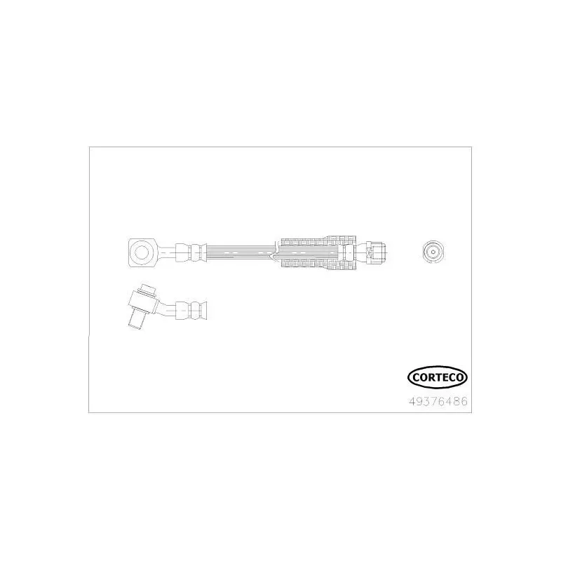 CORTECO 49376486 Tubo flexible de frenos