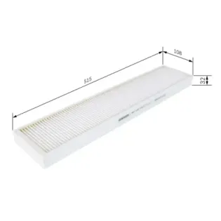BOSCH 1987432018 Filtro, aire habitáculo