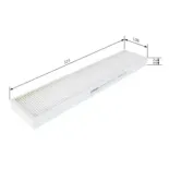 BOSCH 1987432018 Filtro, aire habitáculo