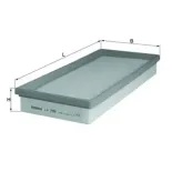 MAHLE LX799 Filtro de aire