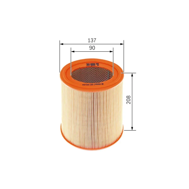 BOSCH 1457433234 Filtro de aire
