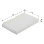 BOSCH 1987432079 Filtro, aire habitáculo