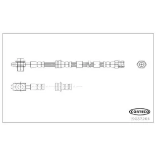 CORTECO 19037264 Tubo flexible de frenos