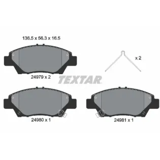 TEXTAR 2497901 Juego de pastillas de freno