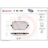 BREMBO P50148 Juego de pastillas de freno