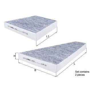 MAHLE LAK225/S Filtro, aire habitáculo
