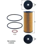 MAHLE OX137D1/S Filtro de aceite