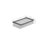 MAHLE LX933/2 Filtro de aire